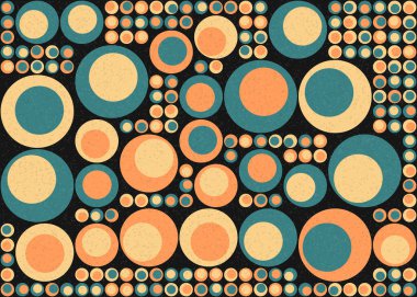 Soyut Geometrik Desen üretken hesaplama sanatı çizimi 