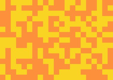 Soyut Geometrik Desen üretken hesaplama sanatı çizimi 