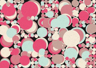 Soyut Geometrik Desen üretken hesaplama sanatı çizimi 