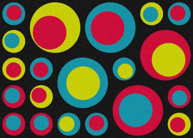 Soyut Geometrik Desen üretken hesaplama sanatı çizimi 