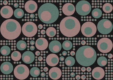 Soyut Geometrik Desen üretken hesaplama sanatı çizimi 