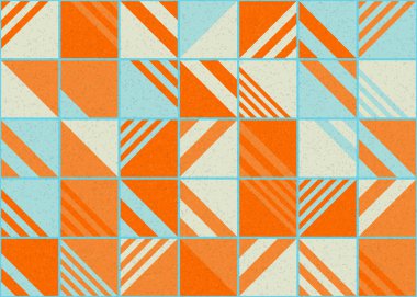 Soyut Geometrik Desen üretken hesaplama sanatı çizimi  