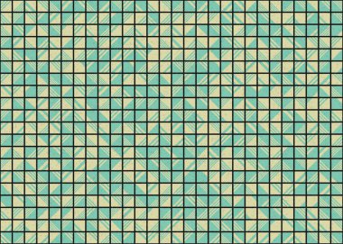 Soyut Geometrik Desen üretken hesaplama sanatı çizimi 