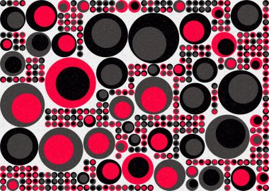 Soyut Geometrik Desen üretken hesaplama sanatı çizimi 