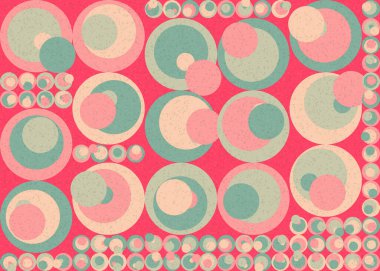 Soyut Geometrik Desen üretken hesaplama sanatı çizimi 