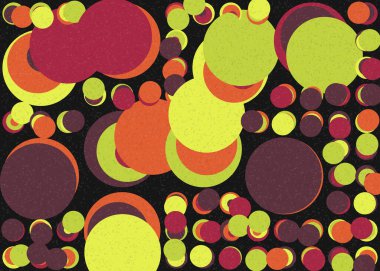 Soyut Geometrik Desen üretken hesaplama sanatı çizimi 