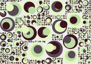 Soyut Geometrik Desen üretken hesaplama sanatı çizimi 