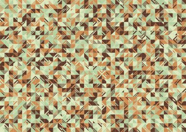 Soyut Geometrik Desen üretken hesaplama sanatı çizimi 