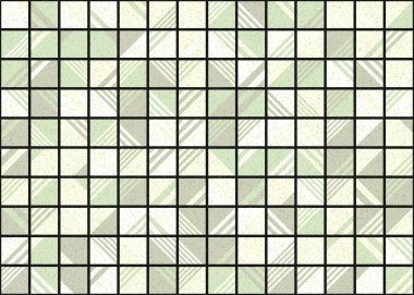 Soyut Geometrik Desen üretken hesaplama sanatı çizimi 