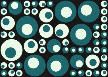 Soyut Geometrik Desen üretken hesaplama sanatı çizimi 