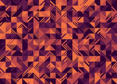 Soyut Geometrik Desen üretken hesaplama sanatı çizimi 