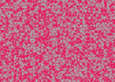 Soyut Geometrik Desen üretken hesaplama sanatı çizimi 