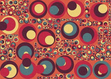 Soyut Geometrik Desen üretken hesaplama sanatı çizimi 