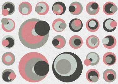 Soyut Geometrik Desen üretken hesaplama sanatı çizimi 