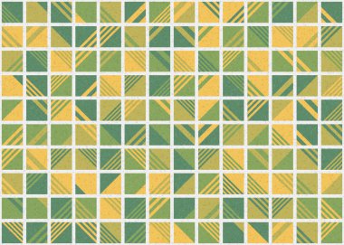 Soyut Geometrik Desen üretken hesaplama sanatı çizimi  