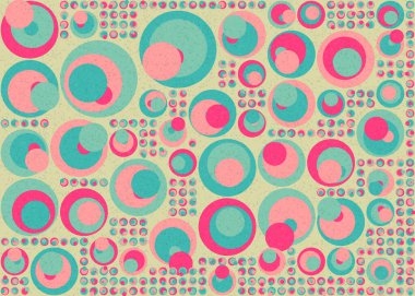 Soyut geometrik hesaplama deseni, vektör illüstrasyonu