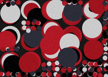 Soyut Geometrik Desen üretken hesaplama sanatı çizimi 