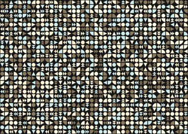 Soyut geometrik hesaplama deseni, vektör illüstrasyonu