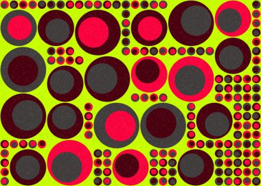 Soyut Geometrik Desen üretken hesaplama sanatı çizimi 