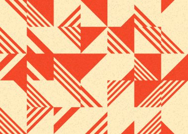 Soyut geometrik hesaplama deseni, vektör illüstrasyonu