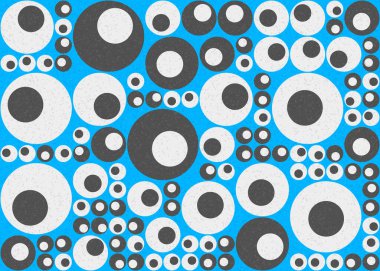 Soyut Geometrik Desen üretken hesaplama sanatı çizimi 