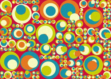 Soyut Geometrik Desen üretken hesaplama sanatı çizimi 