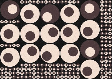 Soyut geometrik hesaplama deseni, vektör illüstrasyonu