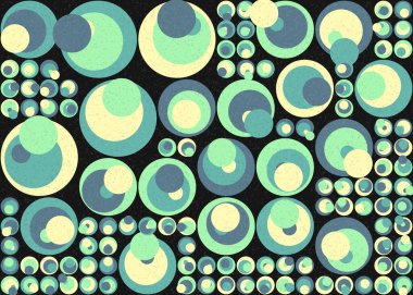 Soyut Geometrik Desen üretken hesaplama sanatı çizimi 