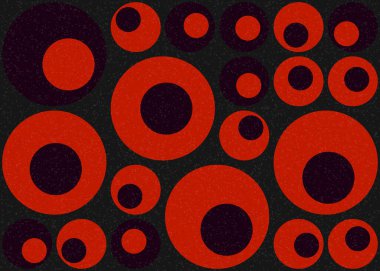 Soyut Geometrik Desen üretken hesaplama sanatı çizimi  