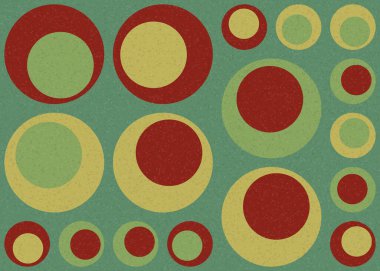 Soyut Geometrik Desen üretken hesaplama sanatı çizimi 