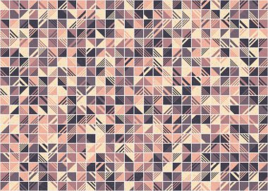 Soyut Geometrik Desen üretken hesaplama sanatı çizimi 