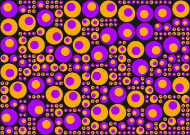 Soyut Geometrik Desen üretken hesaplama sanatı çizimi  