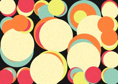 Soyut Geometrik Desen üretken hesaplama sanatı çizimi 