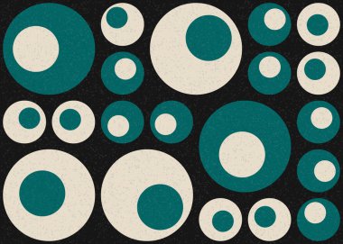 Soyut Geometrik Desen üretken hesaplama sanatı çizimi 