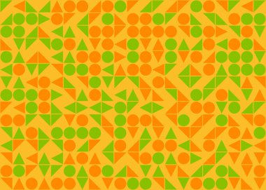 Soyut Geometrik Desen üretken hesaplama sanatı çizimi 