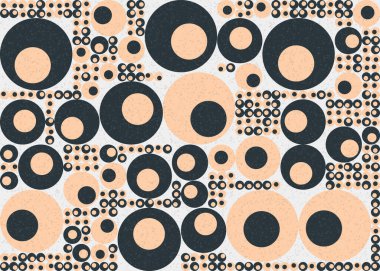 Soyut Geometrik Desen üretken hesaplama sanatı çizimi  