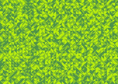 Soyut Geometrik Desen üretken hesaplama sanatı çizimi  