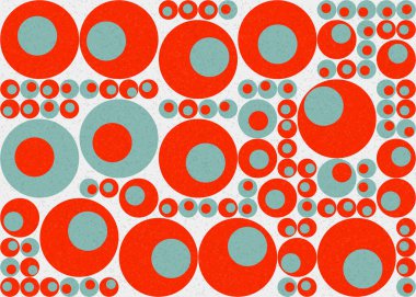Soyut Geometrik Desen üretken hesaplama sanatı çizimi 