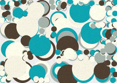 Soyut Geometrik Desen üretken hesaplama sanatı çizimi  