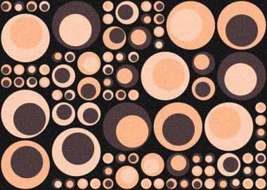 Soyut geometrik hesaplama deseni, vektör illüstrasyonu