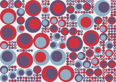 Soyut Geometrik Desen üretken hesaplama sanatı çizimi 