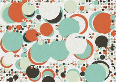 Soyut geometrik hesaplama deseni, vektör illüstrasyonu