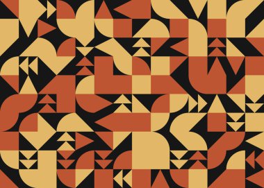 Soyut Geometrik Desen üretken hesaplama sanatı çizimi 