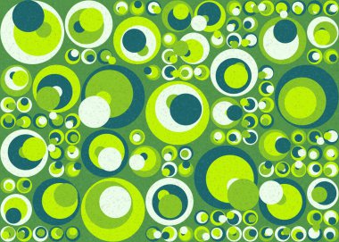 Soyut Geometrik Desen üretken hesaplama sanatı çizimi 