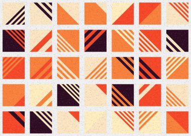 Soyut geometrik hesaplama deseni, vektör illüstrasyonu