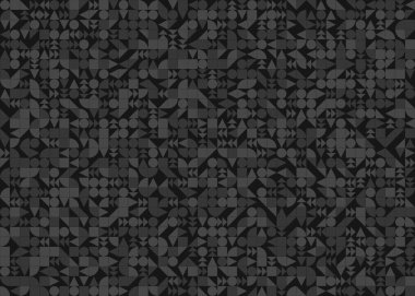 Soyut geometrik hesaplama deseni, vektör illüstrasyonu 