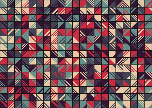 Abstrakte Geometrische Muster Generative Computergestützte Kunstillustration — Stockvektor