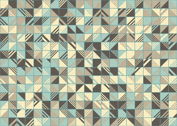 Abstrakte Geometrische Muster Generative Computergestützte Kunstillustration — Stockvektor