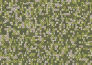 Soyut geometrik hesaplama deseni, vektör illüstrasyonu    