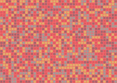 Soyut Geometrik Desen üretken hesaplama sanatı çizimi 